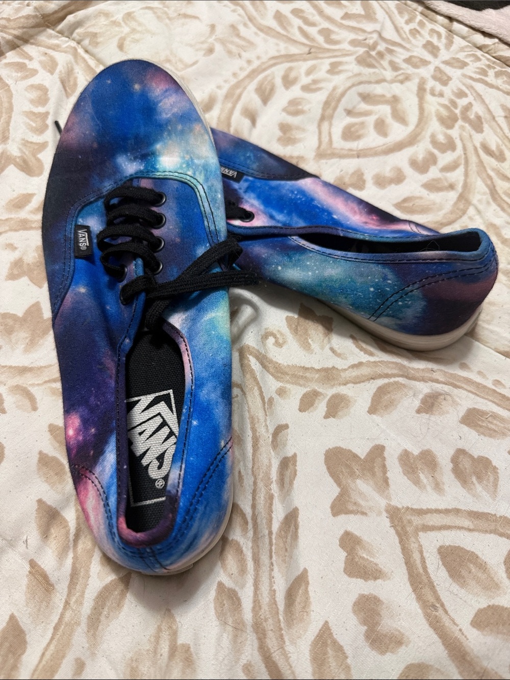 Vans Galaxy Print Authentic Sneakers - Blue/Purple/Pink